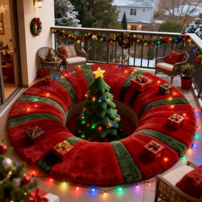 Ownkoti Christmas Tree 3D Effect Rug - image 2