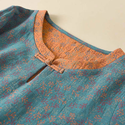 Ownkoti Vintage Cotton Branch Long Sleeve Pajamas - image 1