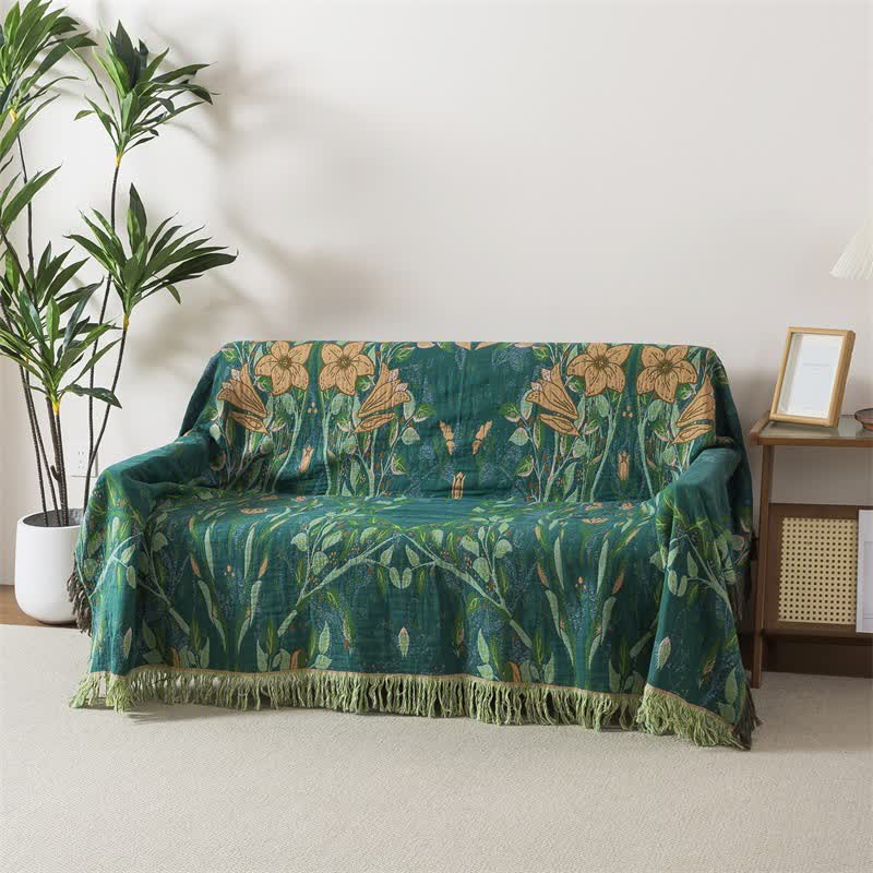 Ownkoti Lily Cotton Gauze Tassel Quilt - image 3