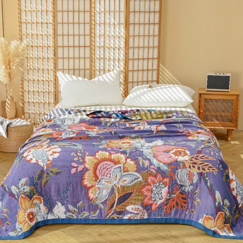 Ownkoti Dreamy Floral Pure Cotton Gauze Blanket - image 1