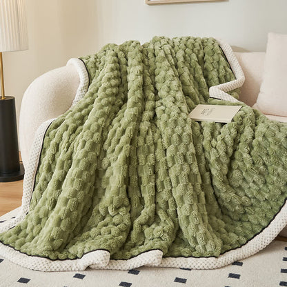 Ownkoti Thick Coral Fleece Reversible Throw Blanket - image 18