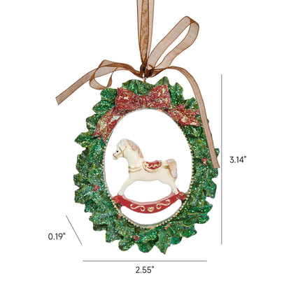 Ownkoti Christmas Inspired Ornament Christmas Tree Decor - Trojan wreath - image 5