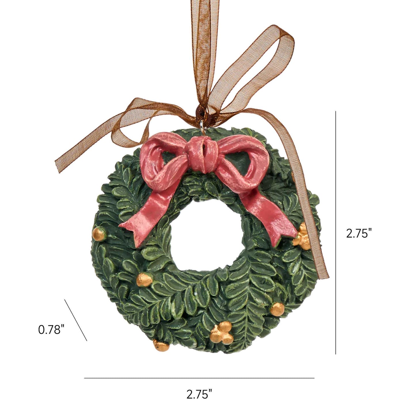 Ownkoti Christmas Inspired Ornament Christmas Tree Decor - Bow wreath - image 14