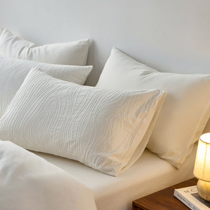 Ownkoti Simple Tree Rings Cotton Bedding Set(3PCS) - image 6