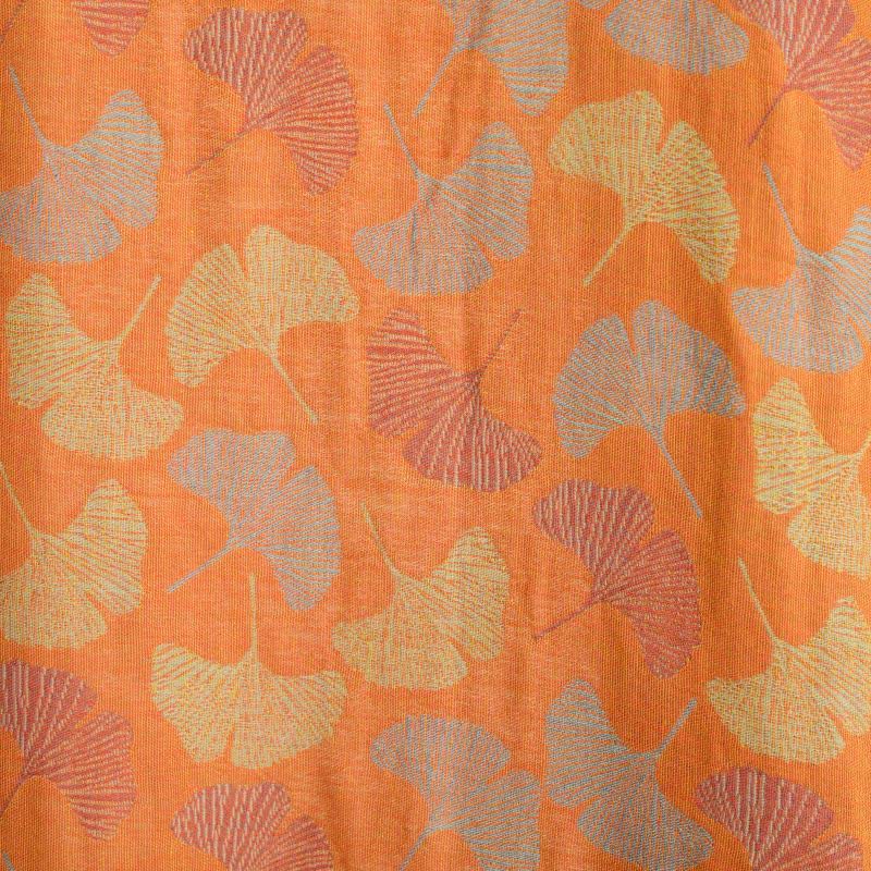 Ownkoti Orange Ginkgo Leaf Cotton Kimono Robe - image 7