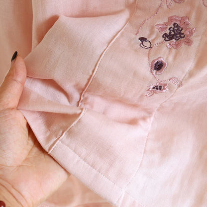 Ownkoti Oriental Style Floral Embroidered Loungewear Set - image 10