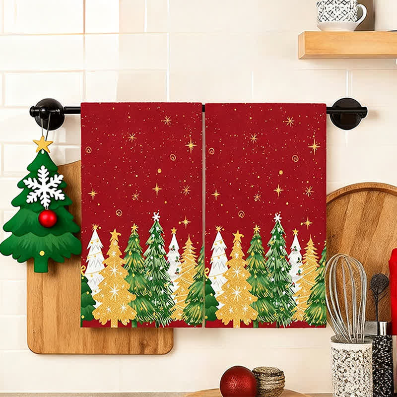 Ownkoti Christmas Tree Absorbent Multi-use Towel - image 2
