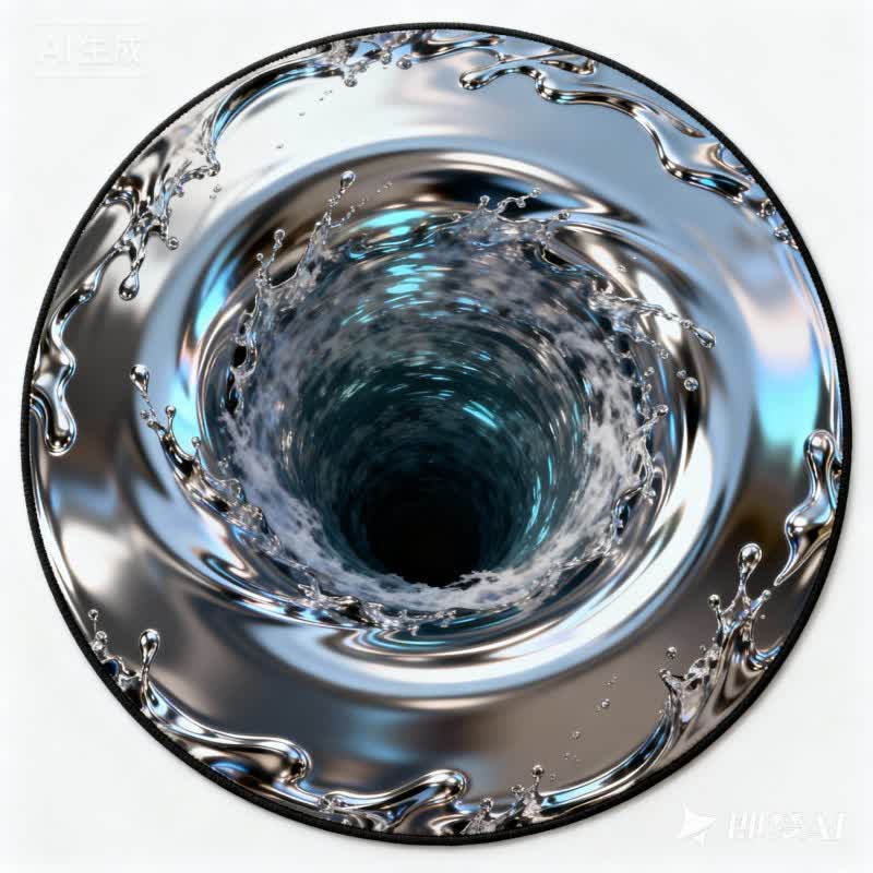 Ownkoti Ocean 3D Effect Optical Illusion Rug - image 5