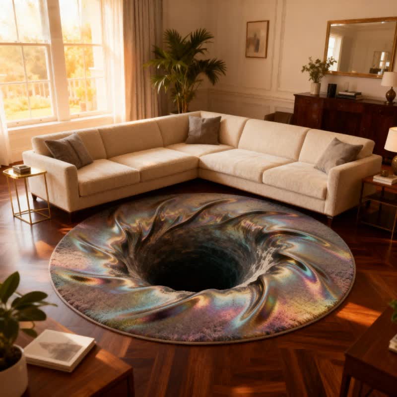 Ownkoti Ocean 3D Effect Optical Illusion Rug - image 1