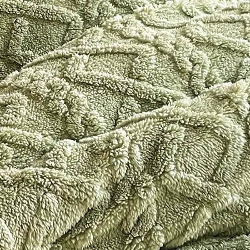Ownkoti Jacquard Solid Color Comfy Fluffy Blanket - image 20