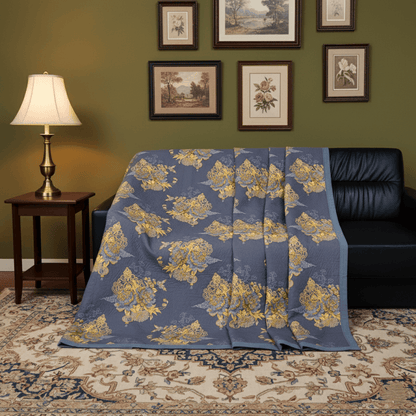 Ownkoti Rustic Flower Three Layer Cotton Gauze Quilt - image 1