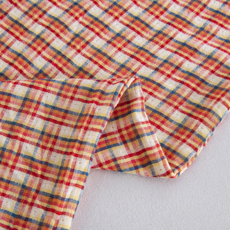 Ownkoti Cozy Plaid 100% Cotton Duvet Cover Set (3PCS) - image 5