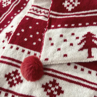 Ownkoti Christmas Inspired Knitted Throw Blanket - image 3