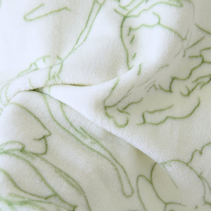 Ownkoti Fresh Green Line-Art Plush Loungewear Set - image 11