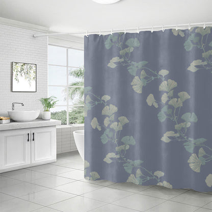 Ownkoti Ginkgo Leaf Print Shower Curtain - image 3