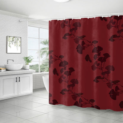 Ownkoti Ginkgo Leaf Print Shower Curtain - image 5