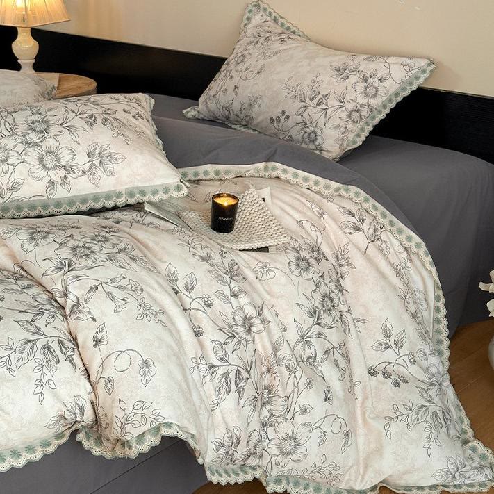 Ownkoti Pure Cotton Vintage Botanical Cotton Bedding - image 2