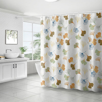 Ownkoti Elegant Ginkgo Leaf Shower Curtain - image 9