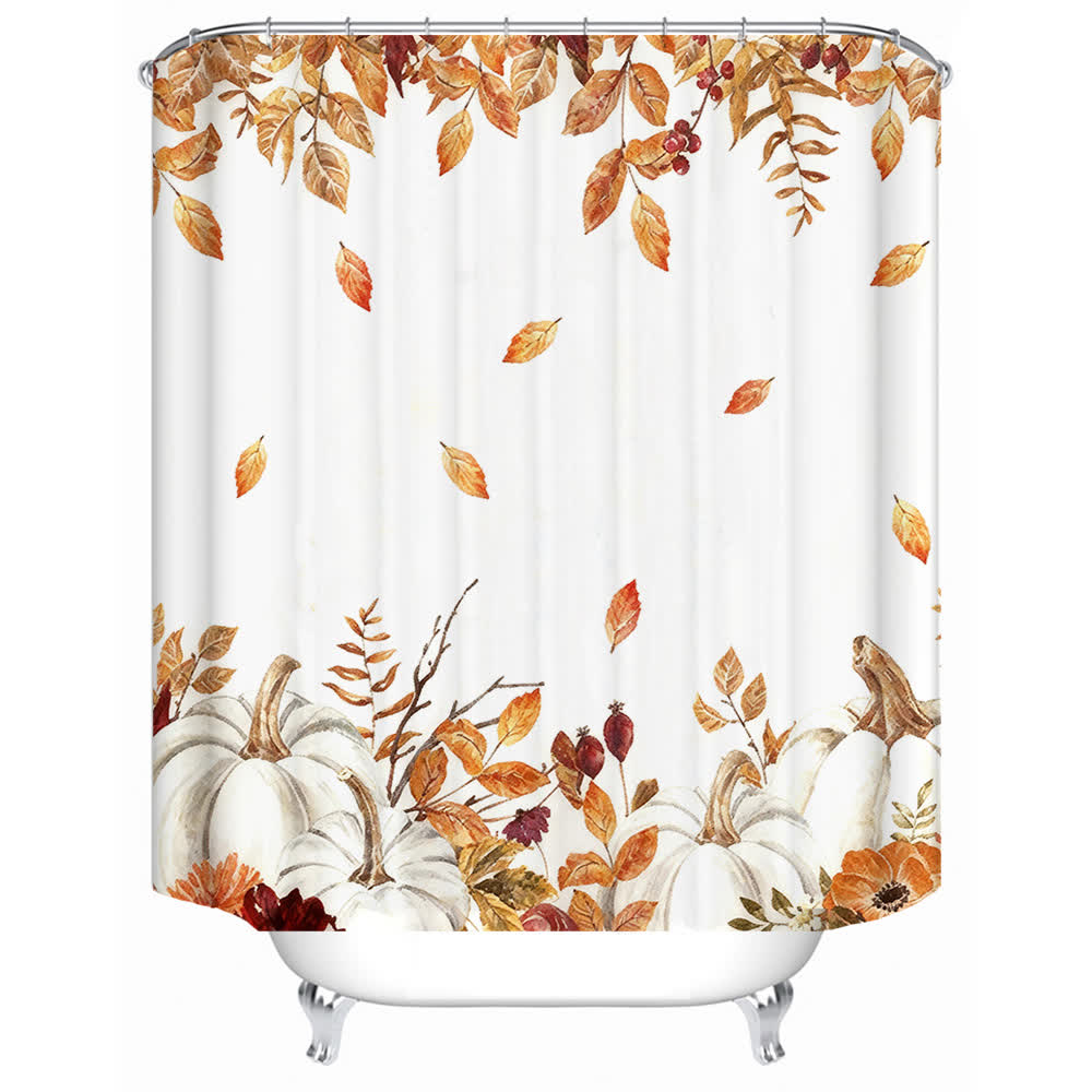 Ownkoti Pumpkin Harvest Print Shower Curtain - image 4