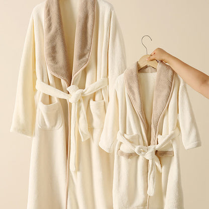 Ownkoti Matching Family Solid Plush Robe - image 1