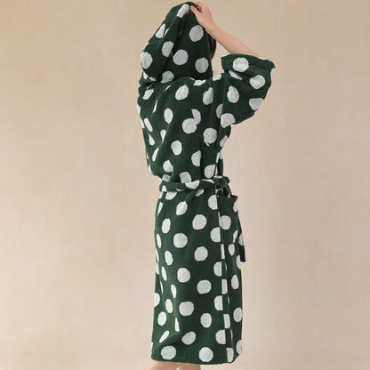 Ownkoti Matching Family Polka Dot Hooded Cotton Robe - image 22