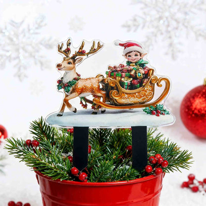 Ownkoti Christmas Reindeer Yard Stake Decor - image 6