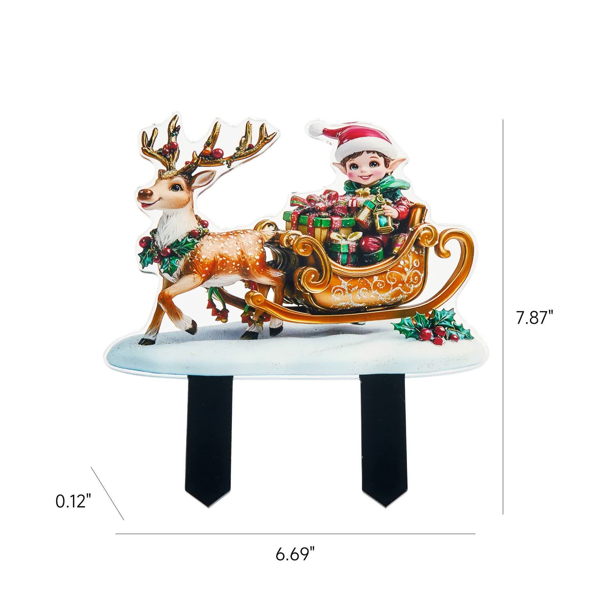 Ownkoti Christmas Reindeer Yard Stake Decor - image 8