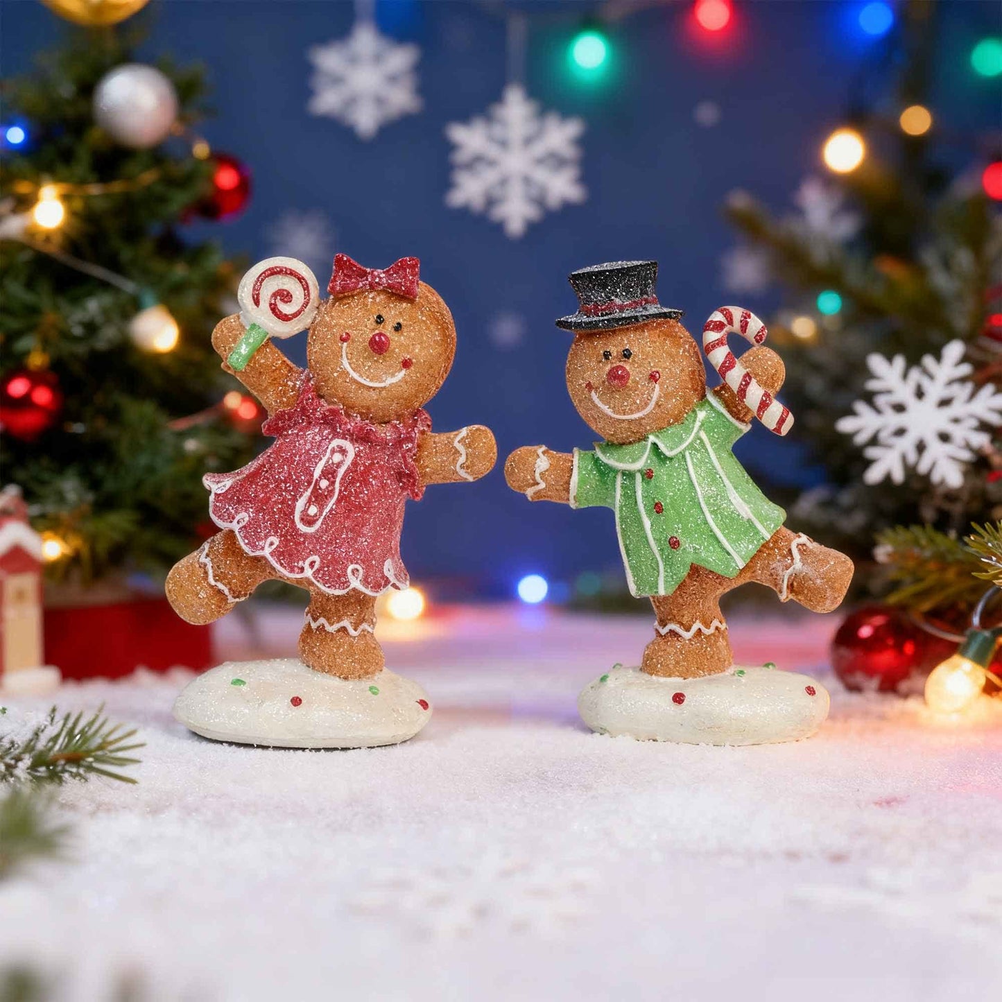 Ownkoti Candy Gingerbread Man Christmas Home Ornament - image 2