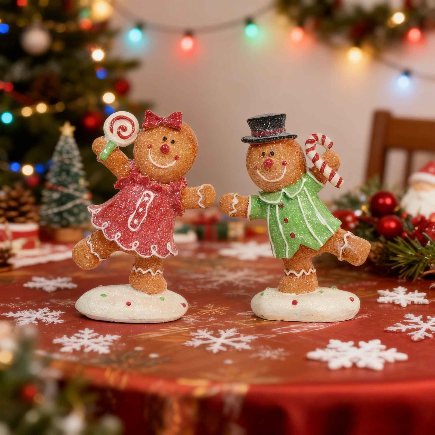 Ownkoti Candy Gingerbread Man Christmas Home Ornament - image 0