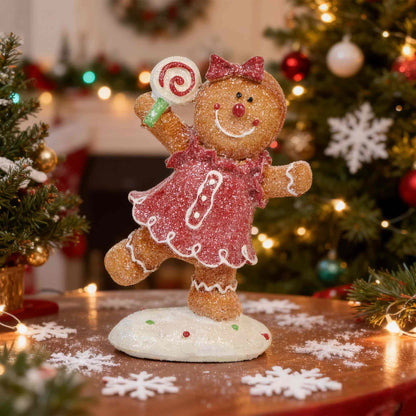 Ownkoti Candy Gingerbread Man Christmas Home Ornament - Girl - image 3