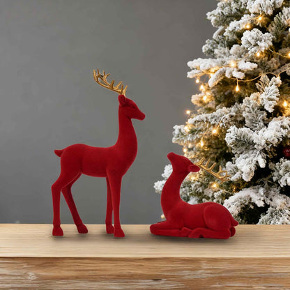 Ownkoti Christmas Reindeer Decor Home Ornament - Green - image 3