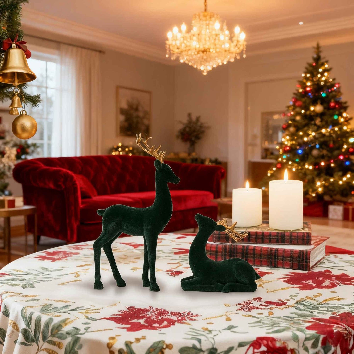 Ownkoti Christmas Reindeer Decor Home Ornament - image 0