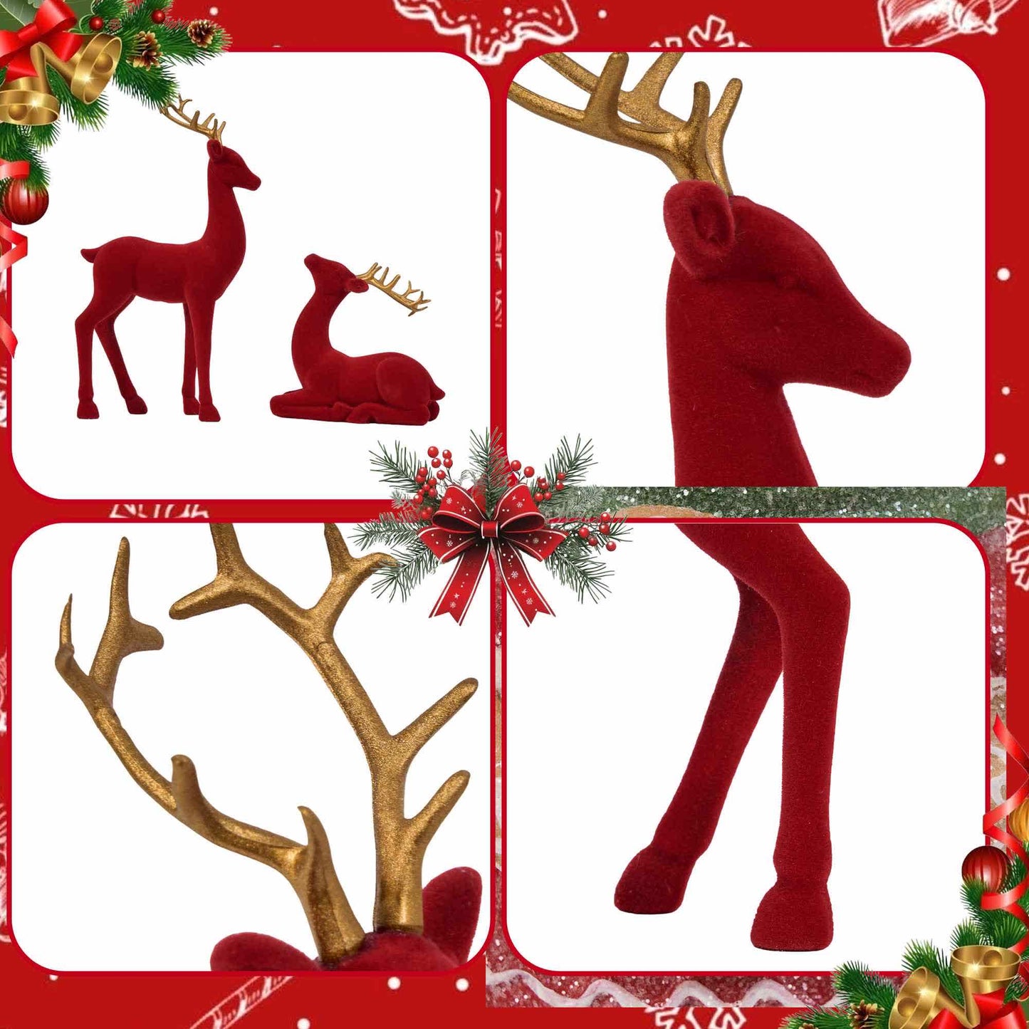 Ownkoti Christmas Reindeer Decor Home Ornament - image 6