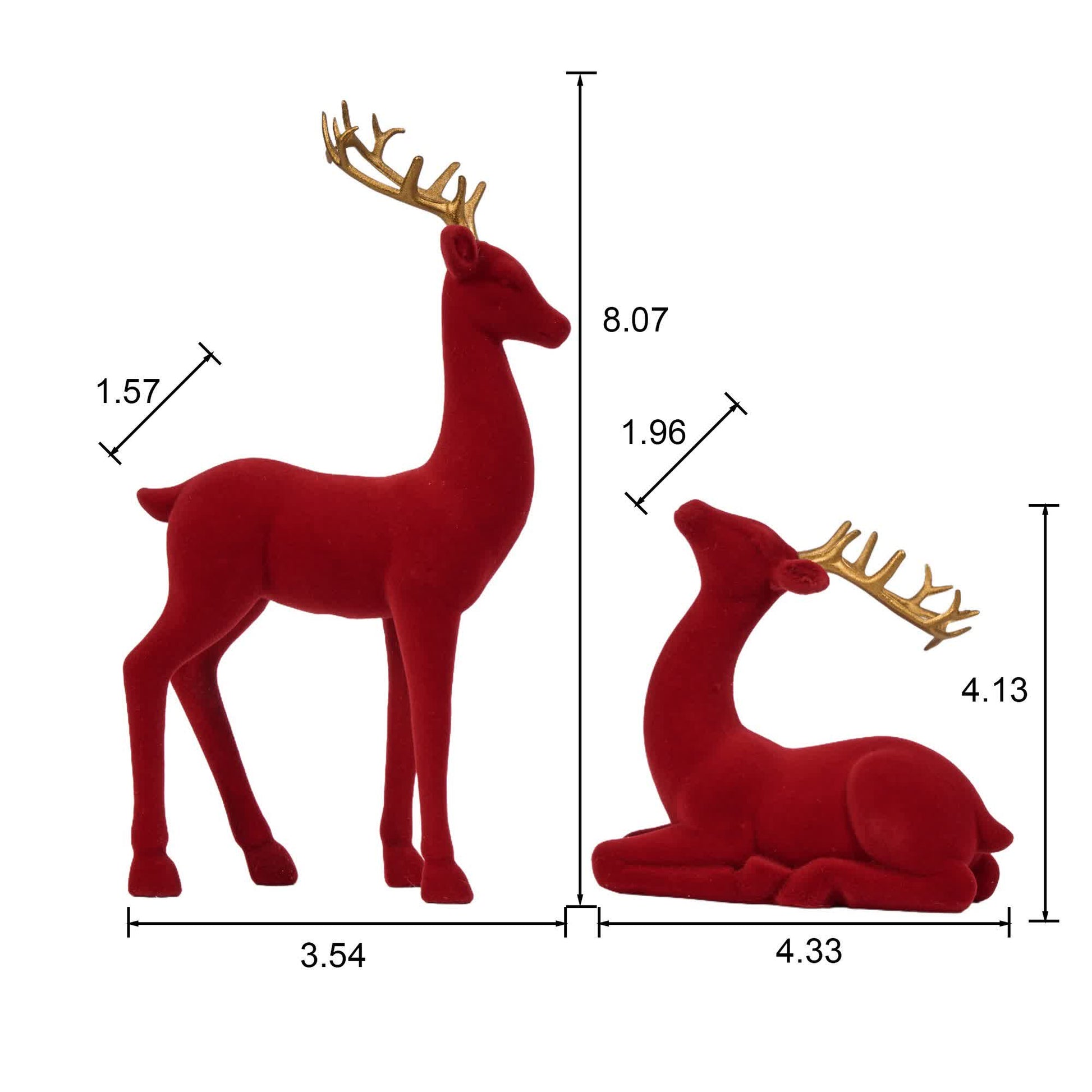 Ownkoti Christmas Reindeer Decor Home Ornament - image 7