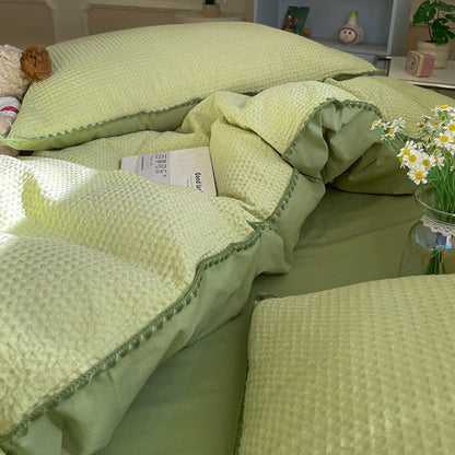 Ownkoti Waffle Textured Pure Cotton Bedding - image 8