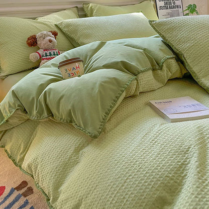 Ownkoti Waffle Textured Pure Cotton Bedding - image 6