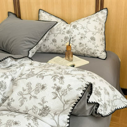 Ownkoti Elegant Floral Brushed Cotton Bedding Set - image 1