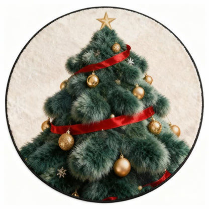 Ownkoti Jingle Bell Christmas Tree 3D Rug - image 2