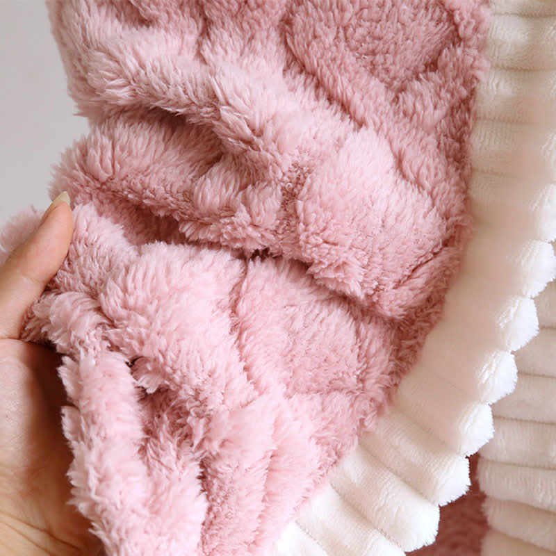 Ownkoti Diamond Textured Plush Button Nightgown - image 12