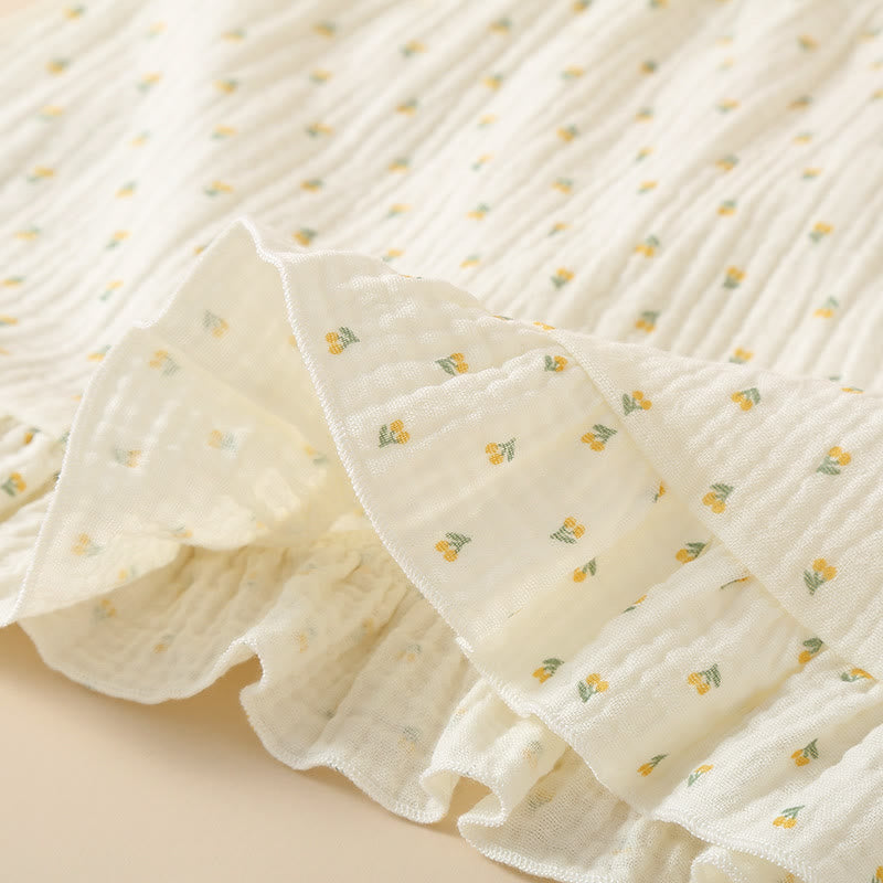 Cherry Print Cotton Gauze Cami Pajamas - image 7