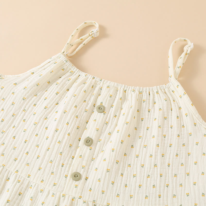 Cherry Print Cotton Gauze Cami Pajamas - image 12