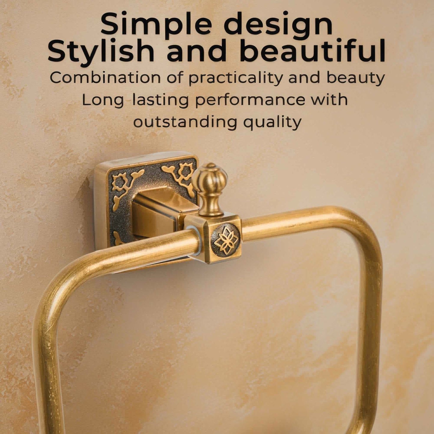 Ownkoti Modern Luxury Square Towel Holder - image 4