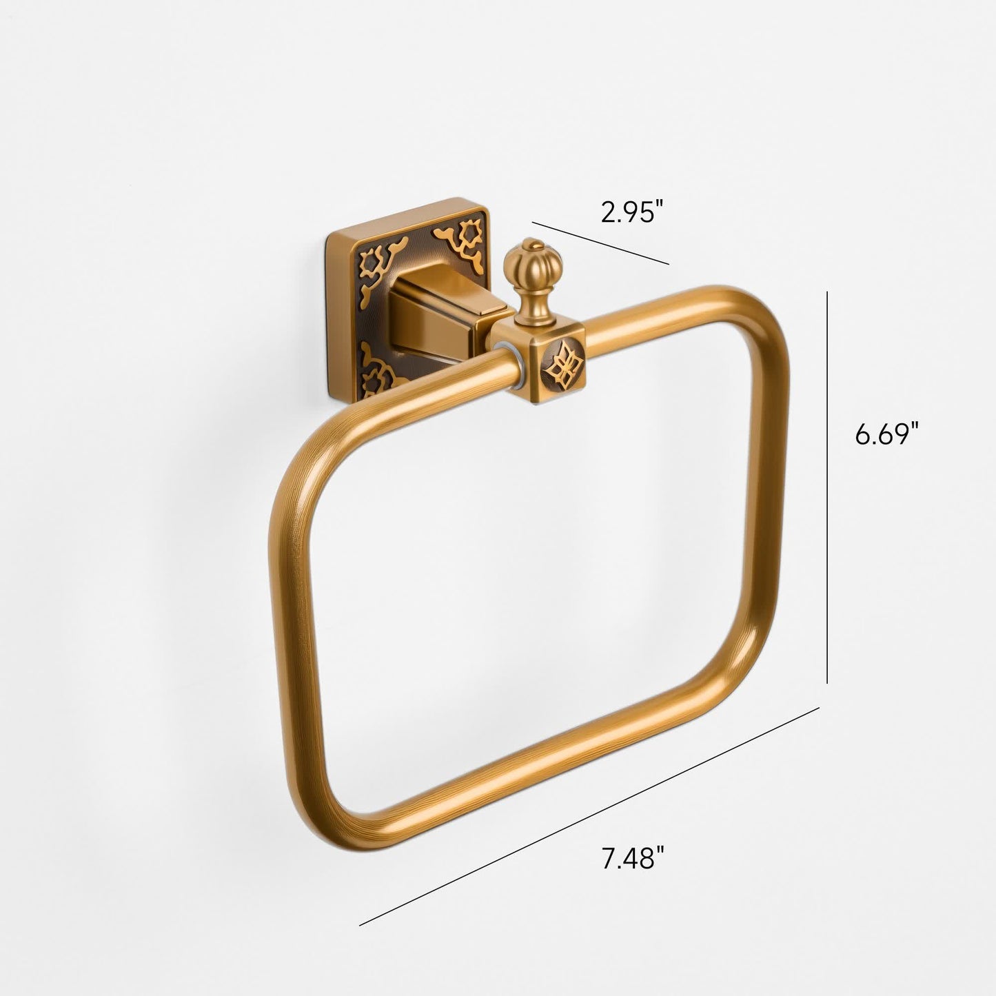 Ownkoti Modern Luxury Square Towel Holder - image 9