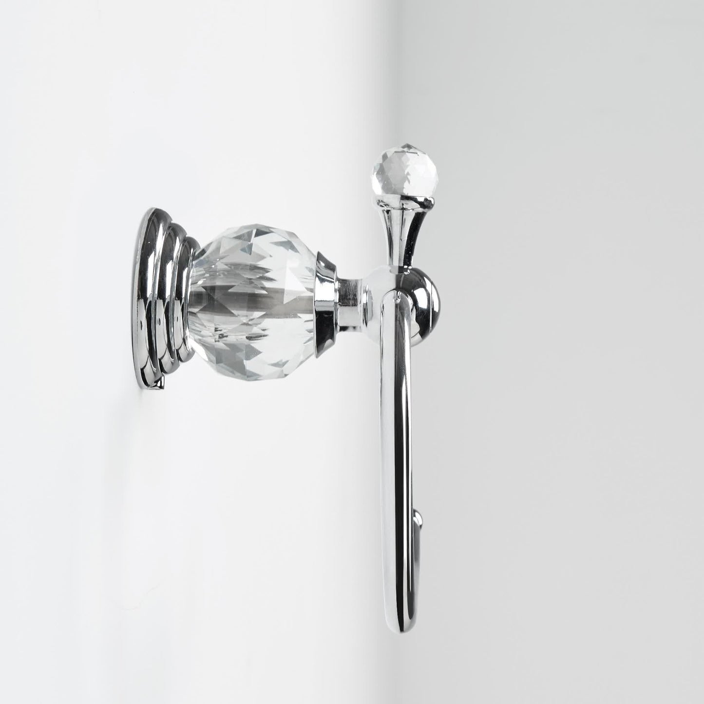 Ownkoti Modern Crystal Chrome Towel Holder - image 7