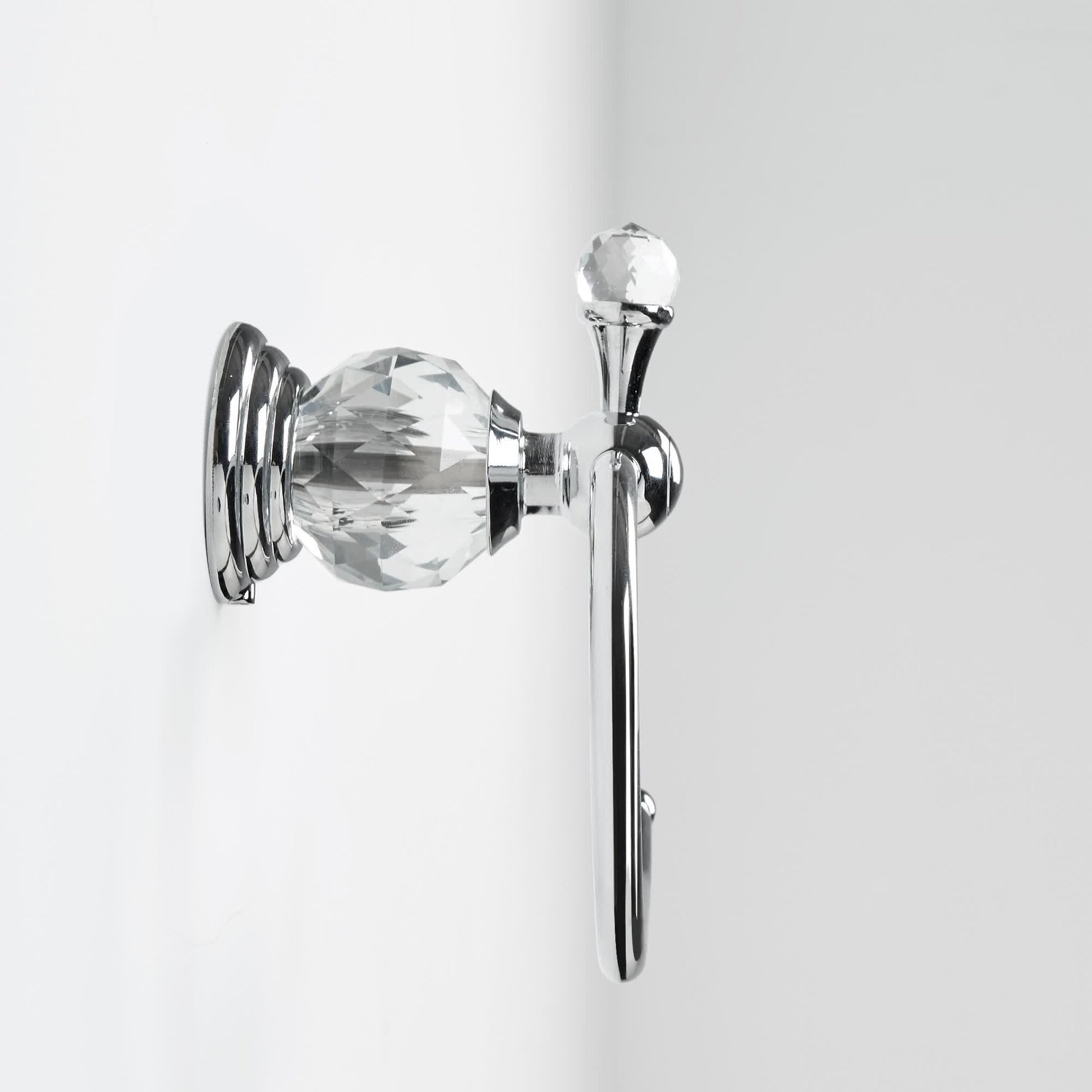 Ownkoti Modern Crystal Chrome Towel Holder - image 7