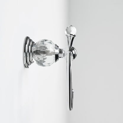 Ownkoti Modern Crystal Chrome Towel Holder - image 7