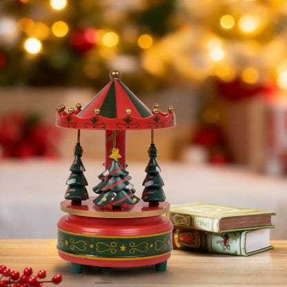 Ownkoti Christmas Tree Carousel Music Box Decor - image 5