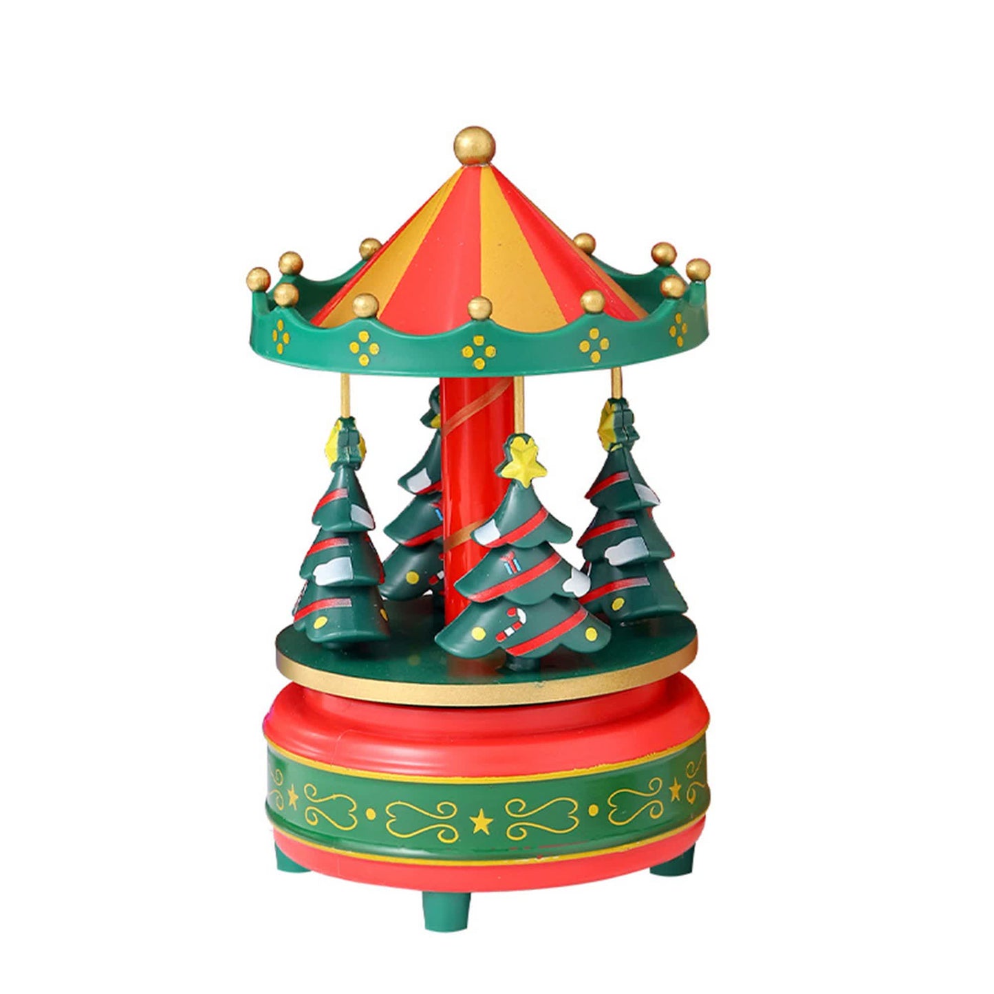 Ownkoti Christmas Tree Carousel Music Box Decor - image 10