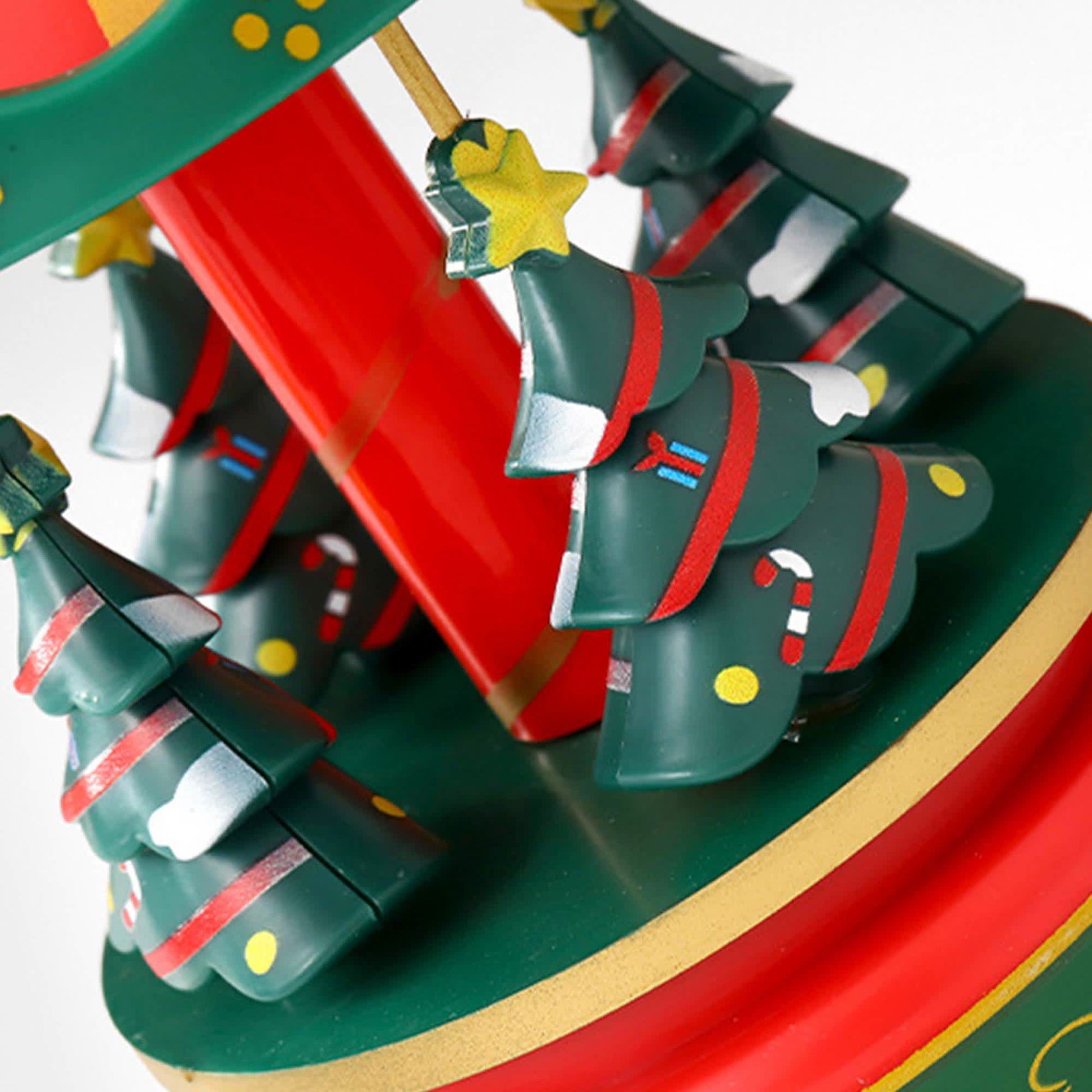 Ownkoti Christmas Tree Carousel Music Box Decor - image 12