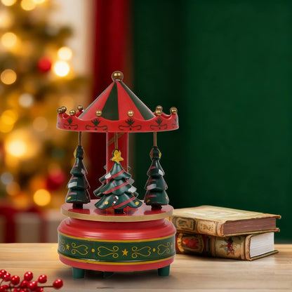 Ownkoti Christmas Tree Carousel Music Box Decor - image 6